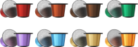 Coffee capsules PNG