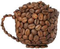 Кофейные зерна PNG фото