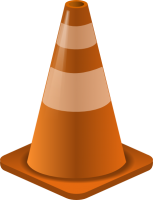 Orange cones PNG