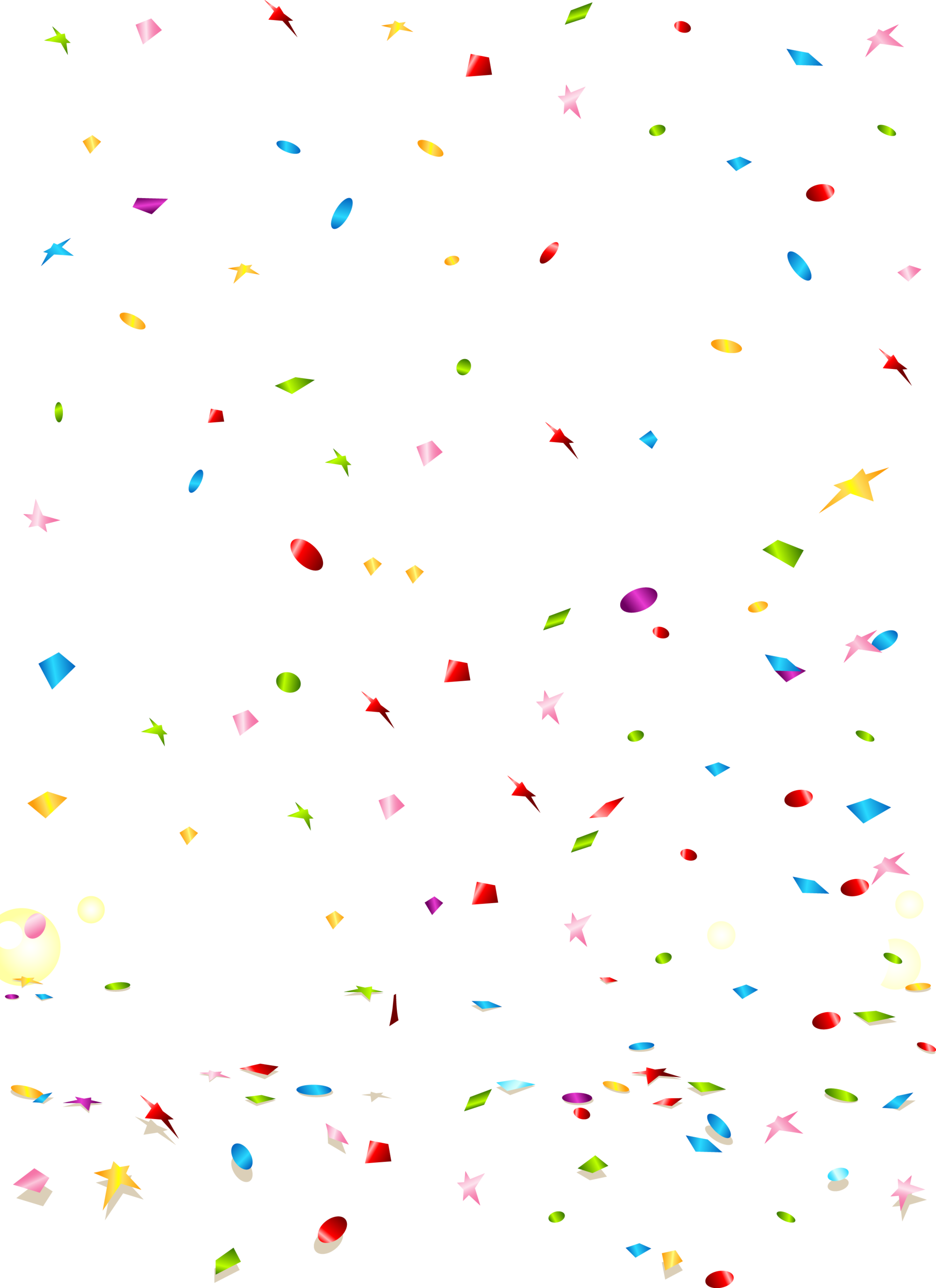 animated confetti clipart