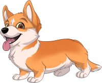 Welsh Corgi dog PNG