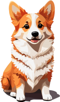 Welsh Corgi dog PNG