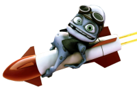 Crazy Frog PNG rocket