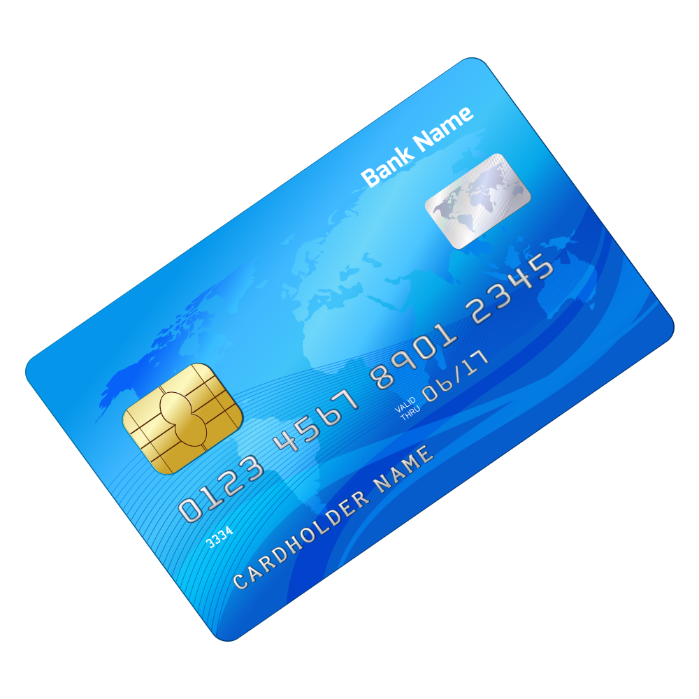 Credit card PNG transparent image download, size: 1000x1000px