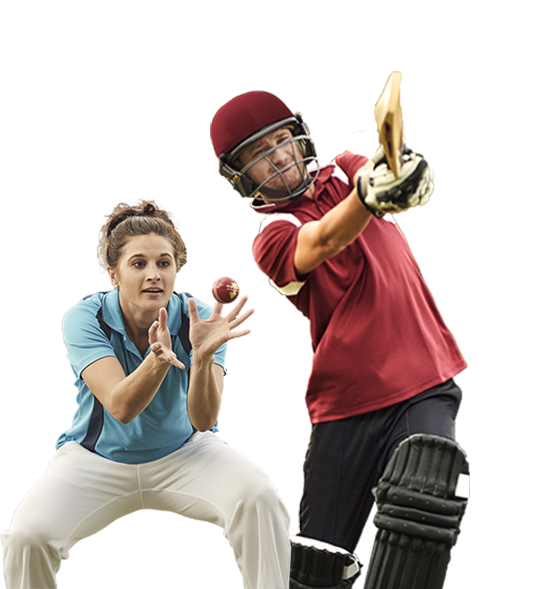 Cricket players PNG