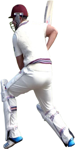 Cricket player PNG