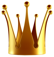 Золотая корона PNG