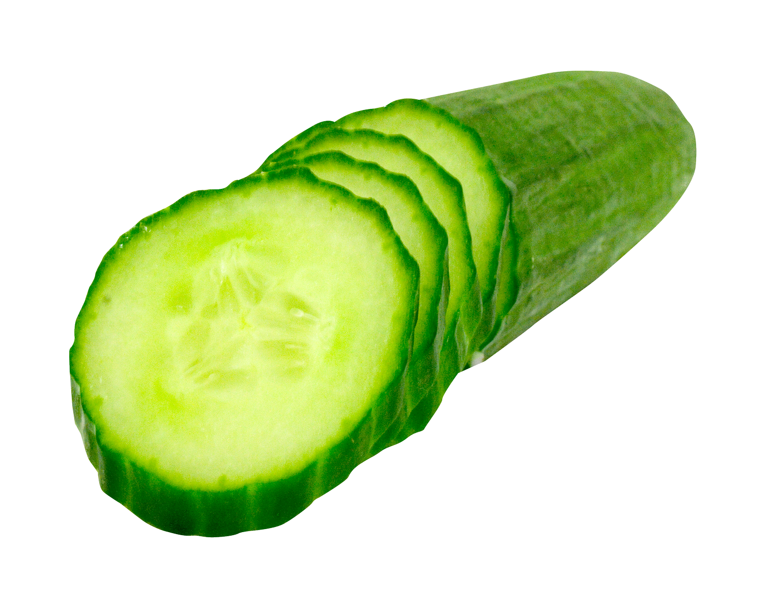 Slices cucumber PNG