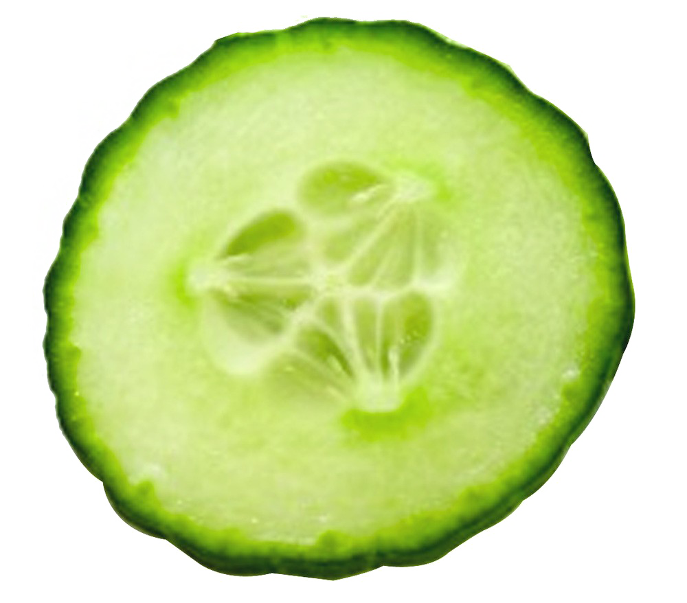 Slice cucumber PNG