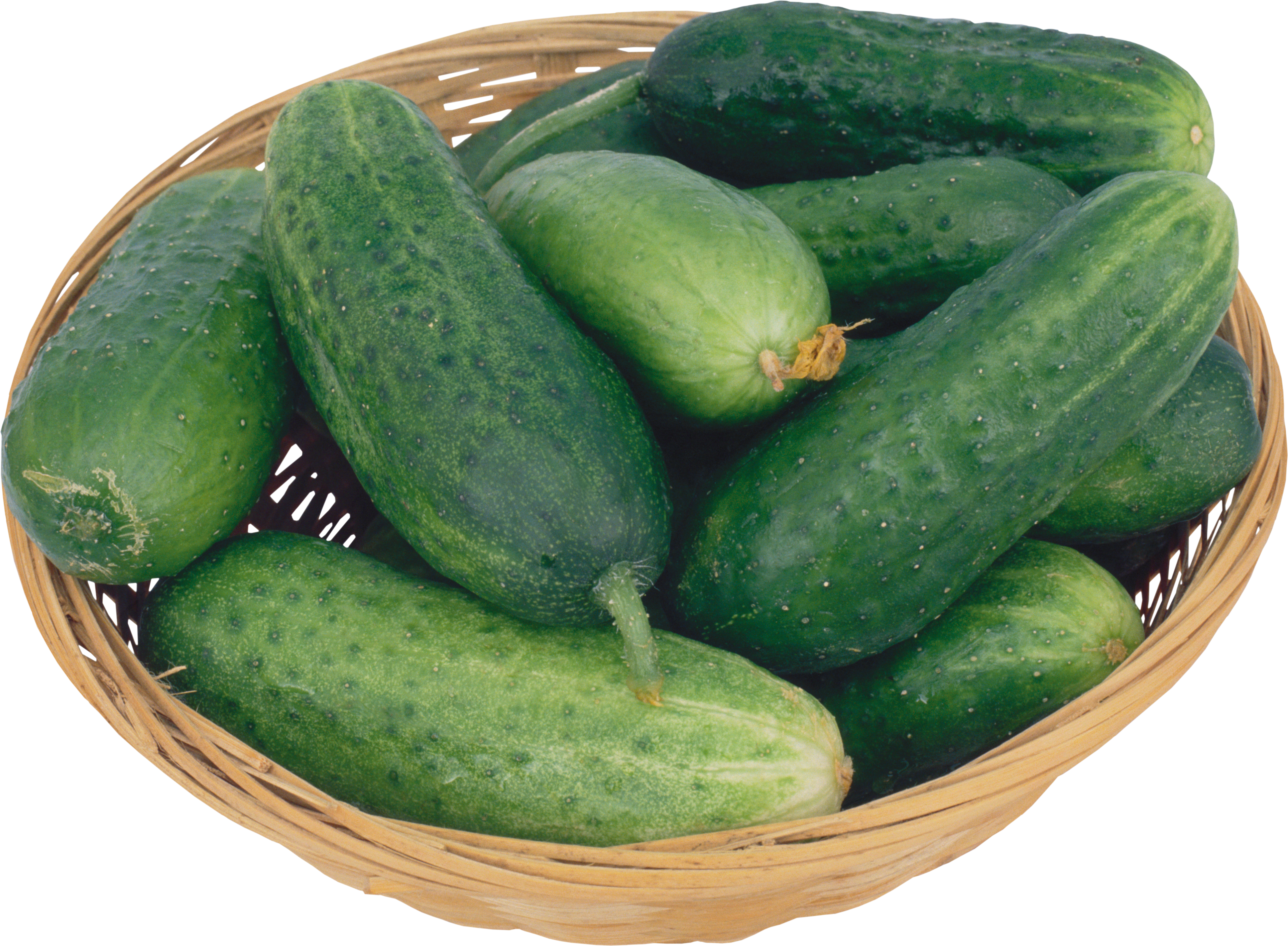 Cucumbers in plate PNG