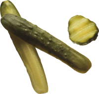 Salted tasty cucumbers PNG