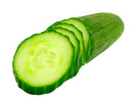 Slices cucumber PNG