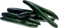 Long big cucumbers PNG