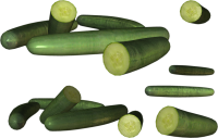 sliced cucumbers PNG