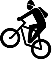 Велосипедист PNG