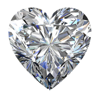 Heart diamond PNG image