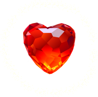 Heart diamond PNG image