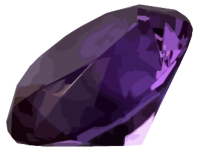 Purple diamond PNG image