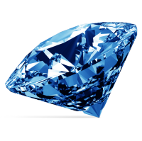 Blue diamond PNG image