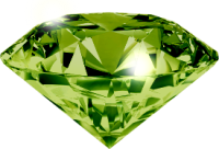 Зеленый бриллиант PNG фото