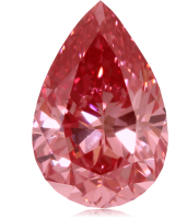 Red drop diamond PNG image