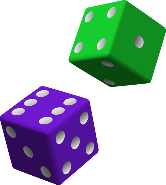 dice clipart free
