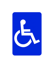 Disabled handicap symbol PNG
