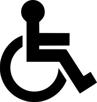 Disabled handicap symbol PNG