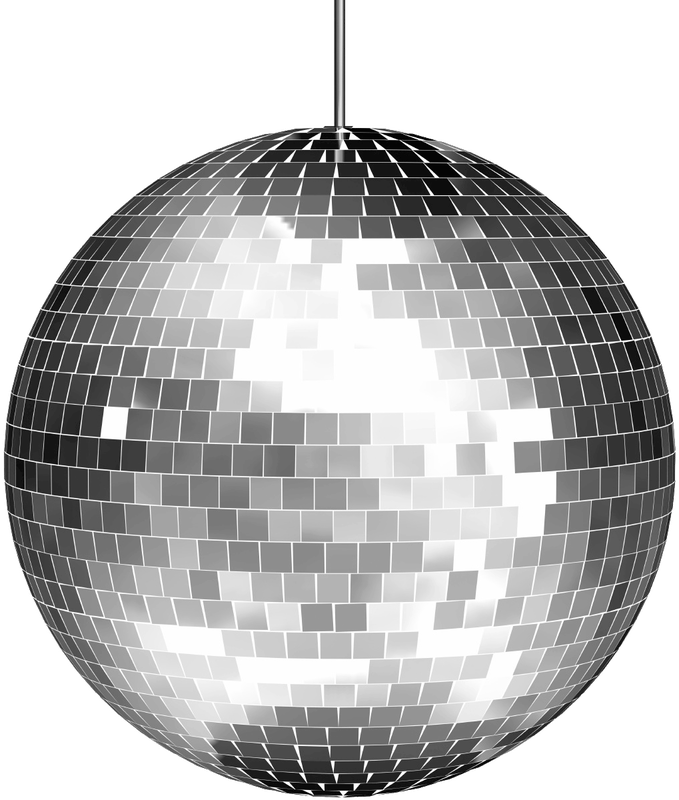 Disco ball PNG transparent image download, size: 679x800px