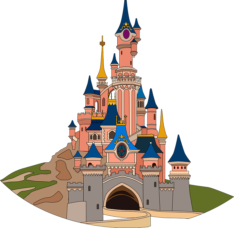 Disneyland Castle Png Transparent Image Download Size 800x782px