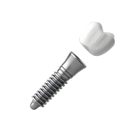 Dental implant PNG picture