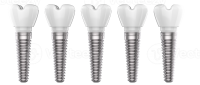 Dental implants PNG