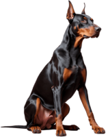 Dobermann dog PNG