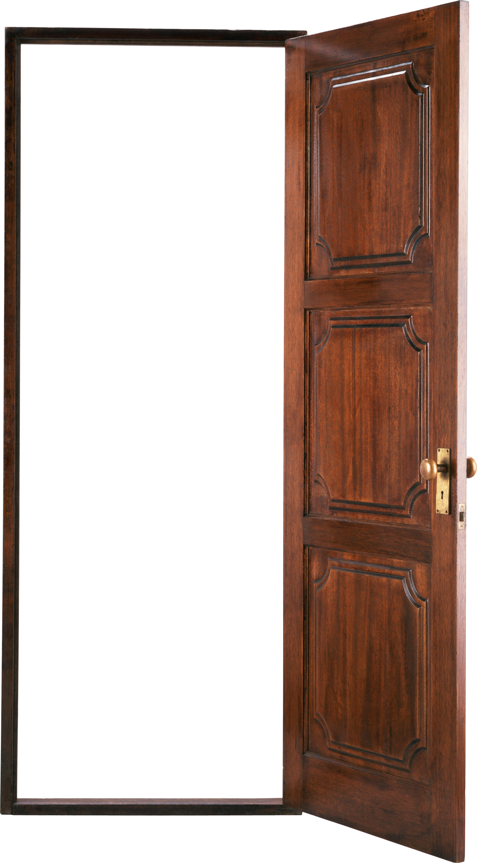 Open door PNG transparent image download, size: 1041x2693px