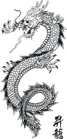 Black tattoo dragon PNG images