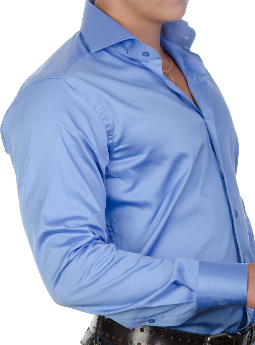 Blue dress shirt PNG image