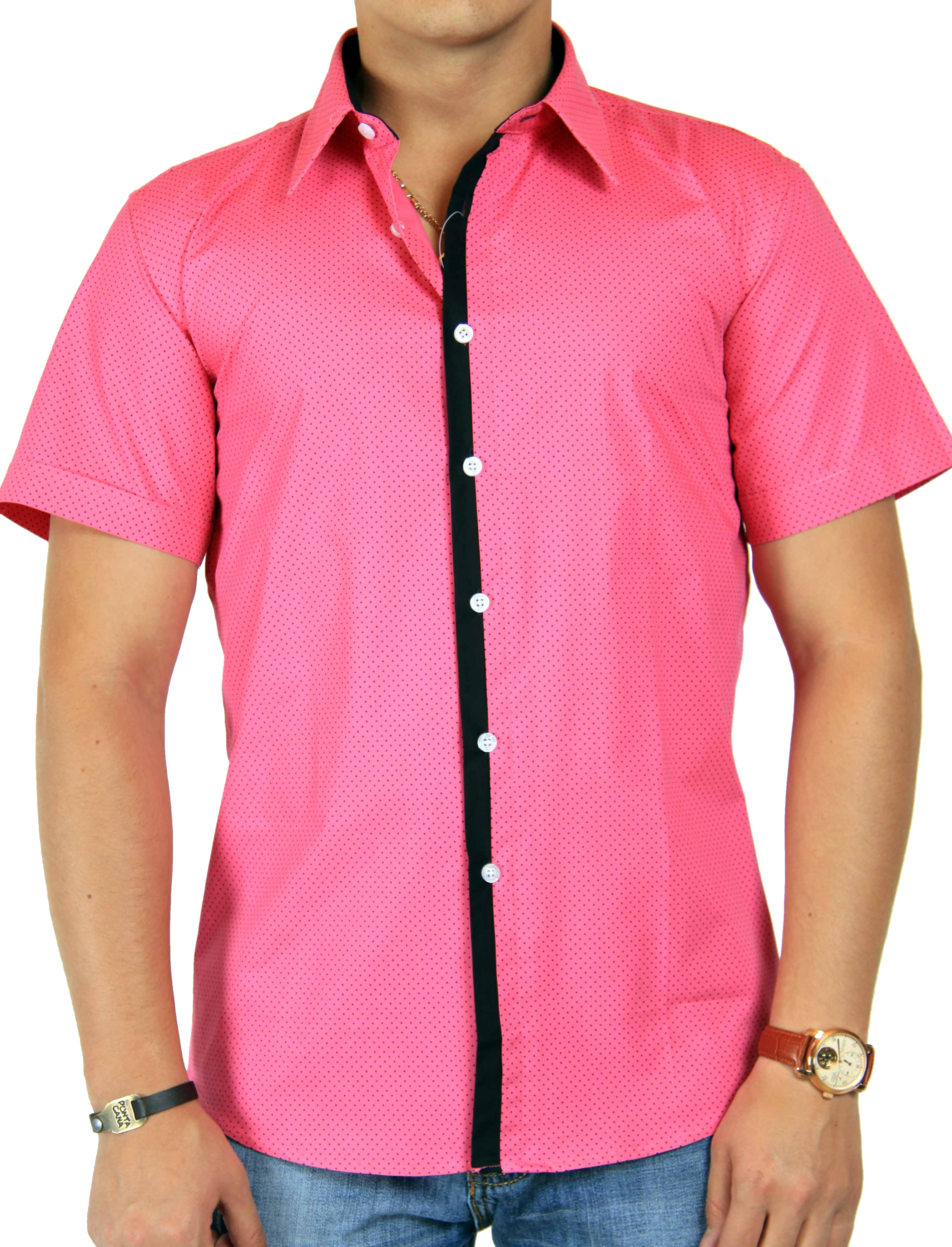 Pink dress shirt PNG image