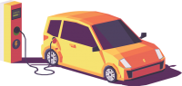Electric car PNG
