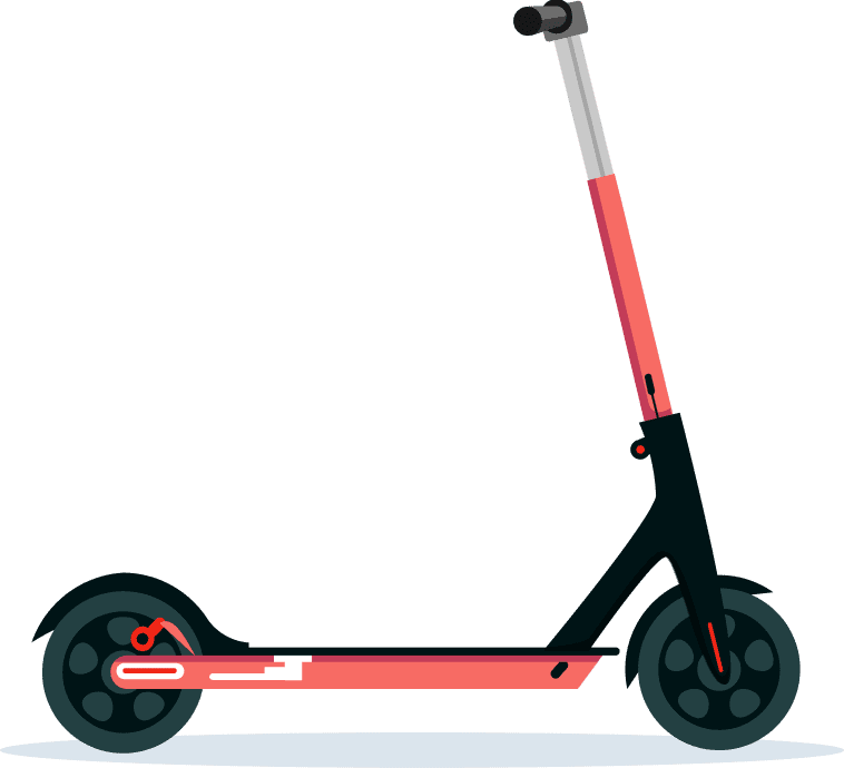 Electric scooter PNG