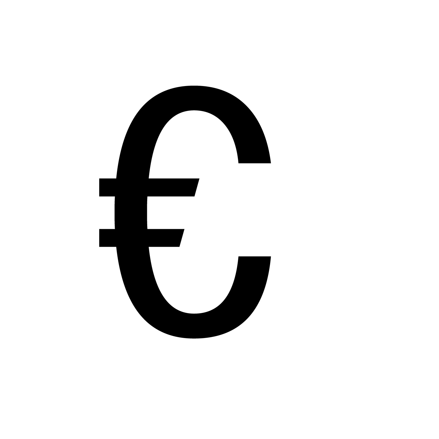 Euro Sign PNG