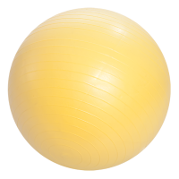 Yellow exercise ball PNG