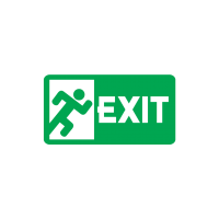 emergency exit PNG