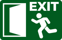 emergency exit PNG