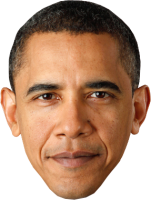 Лицо Барак Обама PNG фото