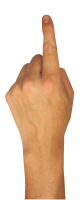 Палец PNG фото