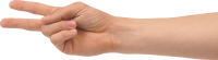 two fingers PNG image
