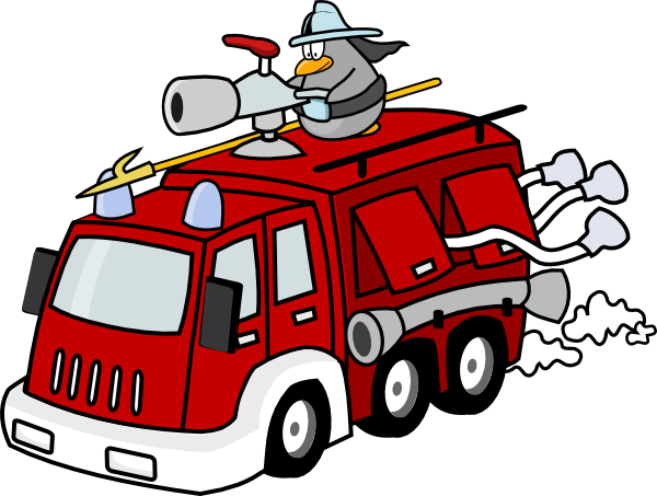 Пожарная машина PNG