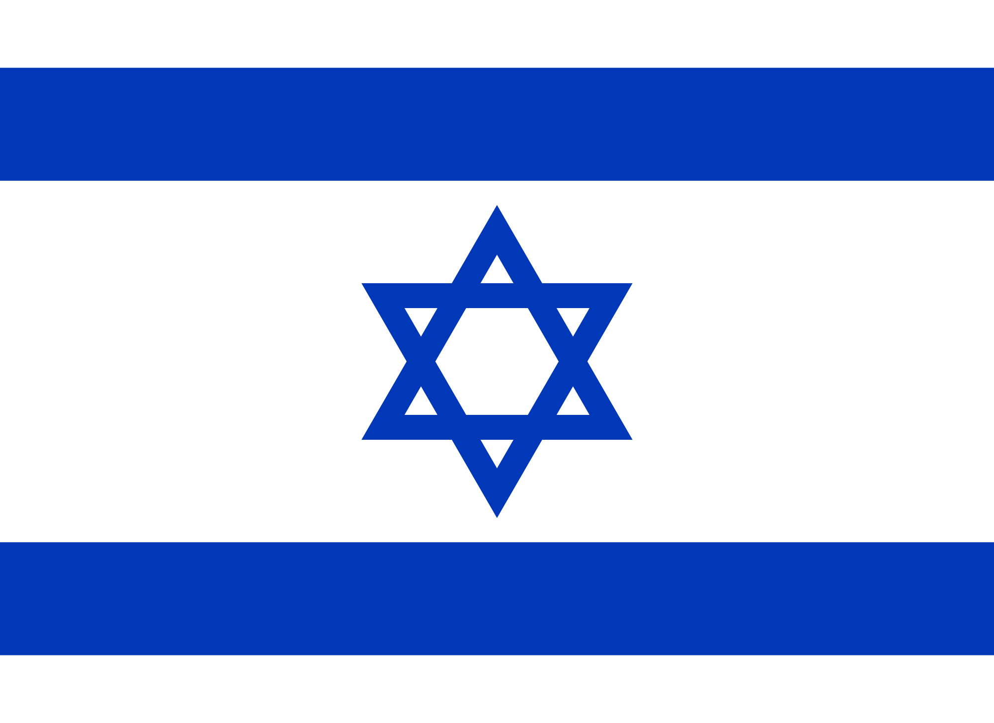 Israel flag PNG transparent image download, size 2000x1455px