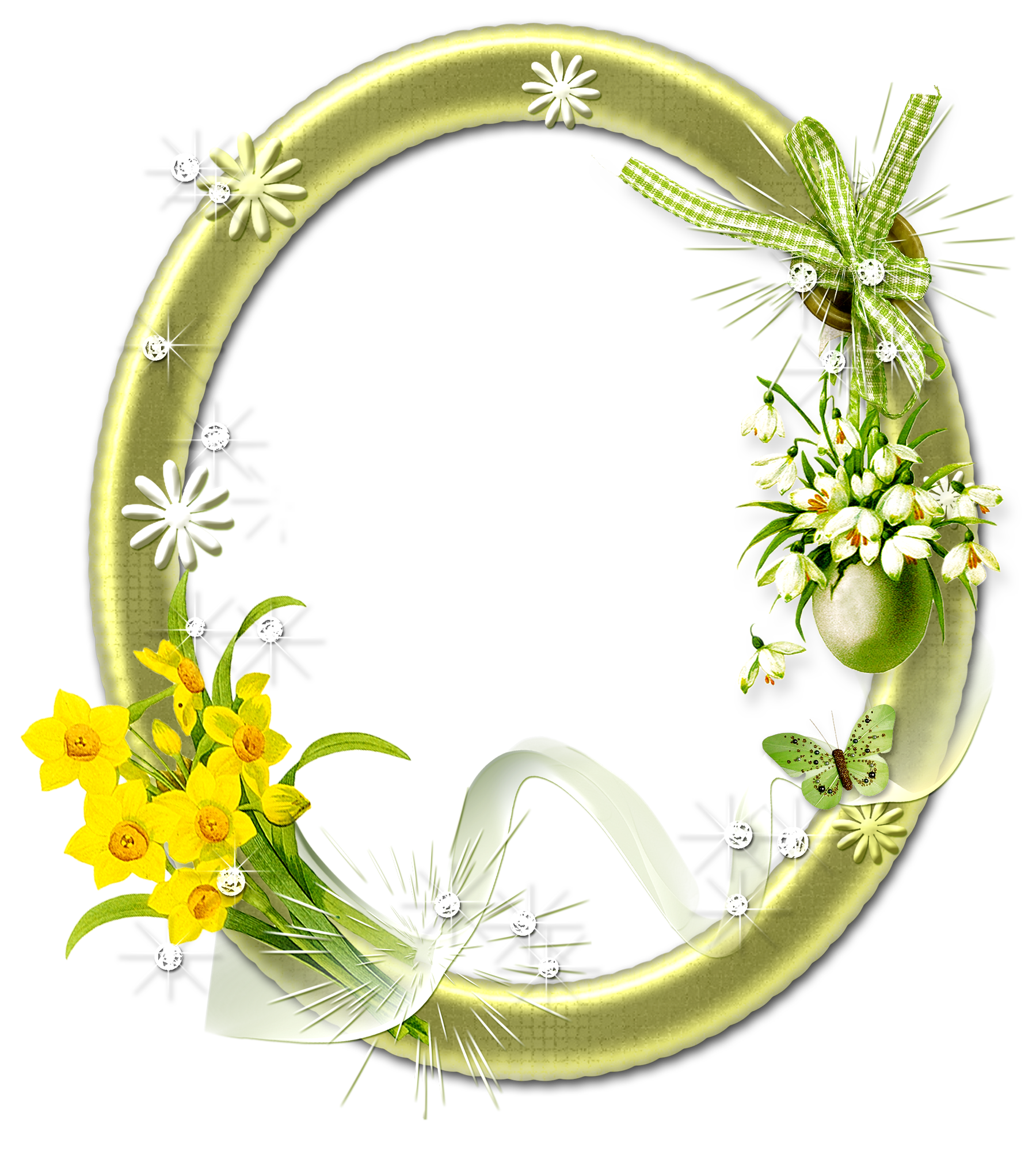 Download Floral frame PNG