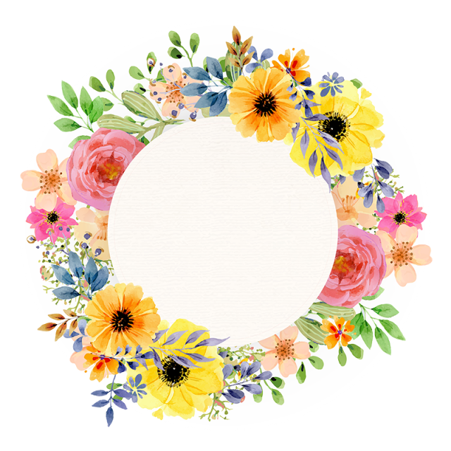 Watercolor Floral Frame Svg Free - 198+ DXF Include